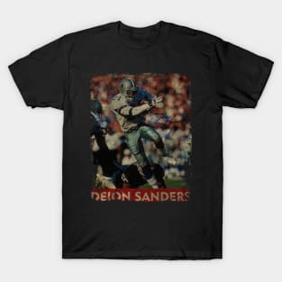 TEXTURE ART- Deion Sanders - RETRO STYLE 5 T-Shirt